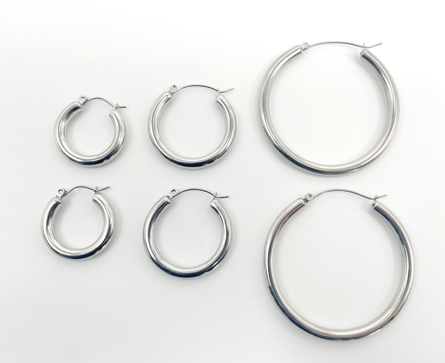 Rounded Hoop Earrings