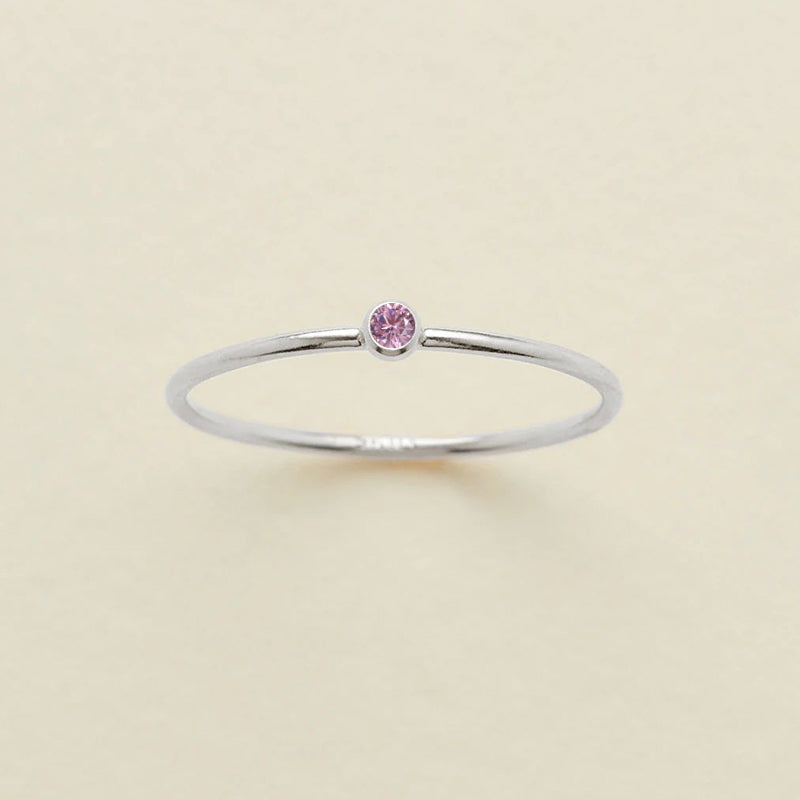 Bezel Solitaire Ring
