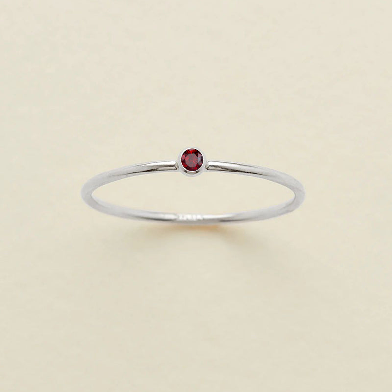 Bezel Solitaire Ring