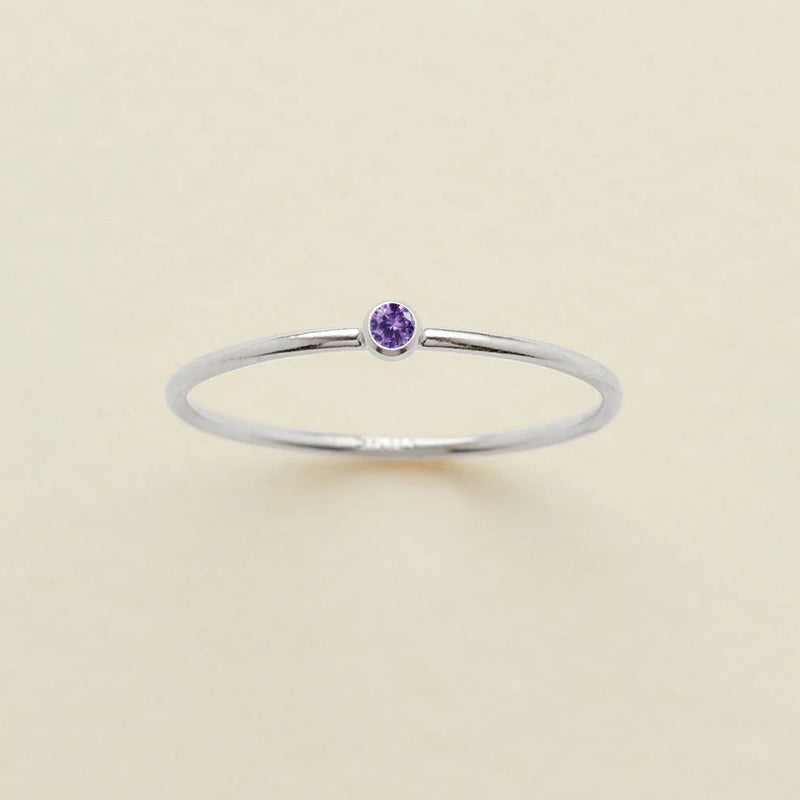 Bezel Solitaire Ring