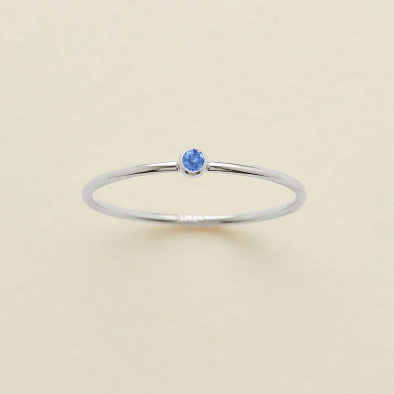 Bezel Solitaire Ring