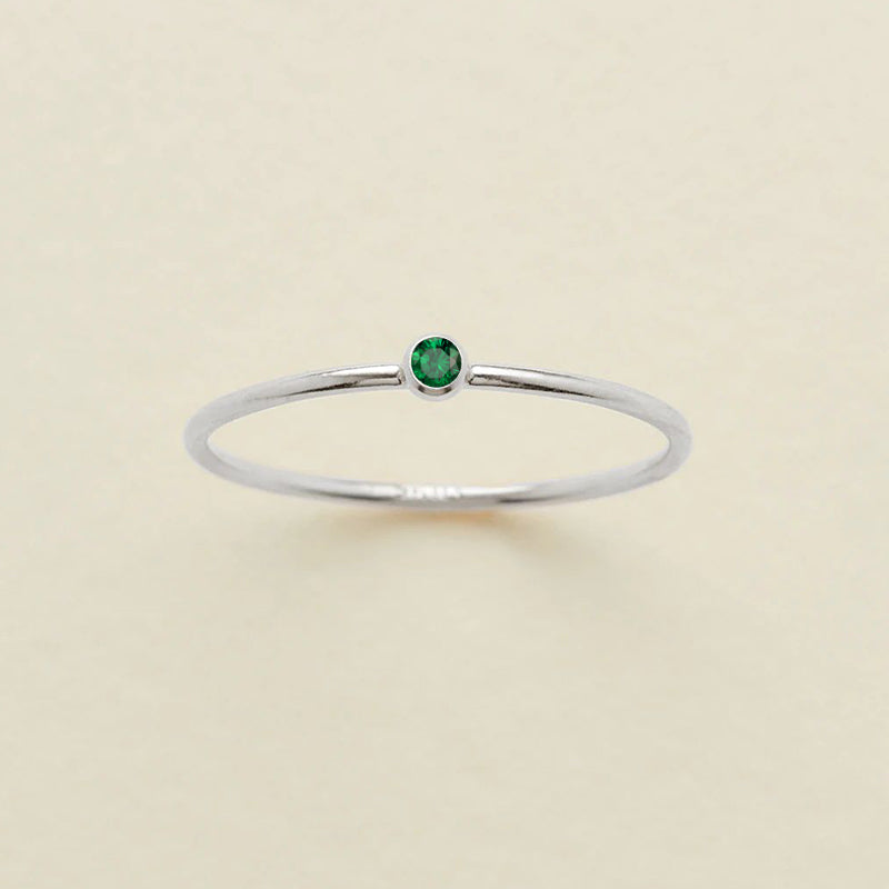 Bezel Solitaire Ring