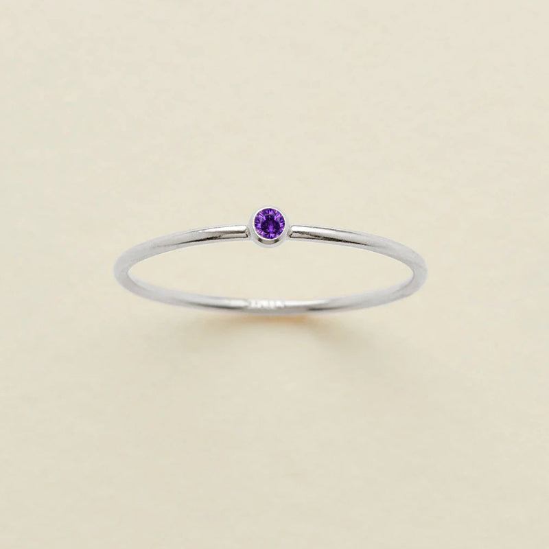 Bezel Solitaire Ring