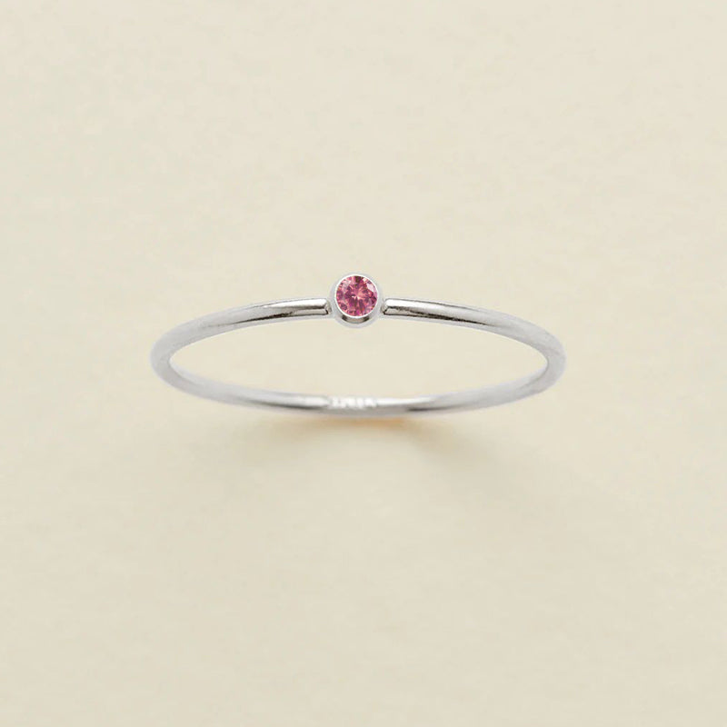 Bezel Solitaire Ring