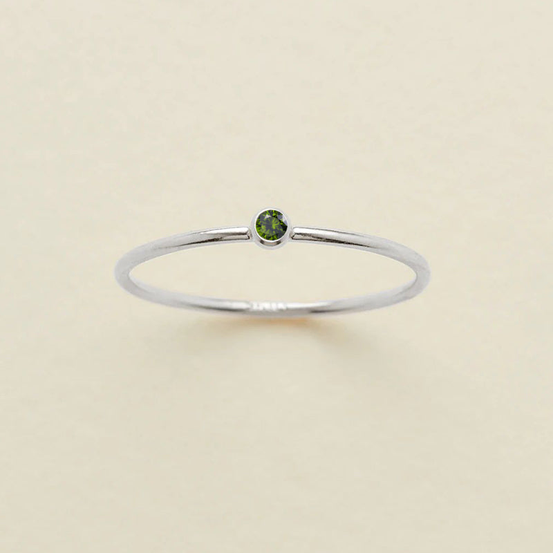 Bezel Solitaire Ring