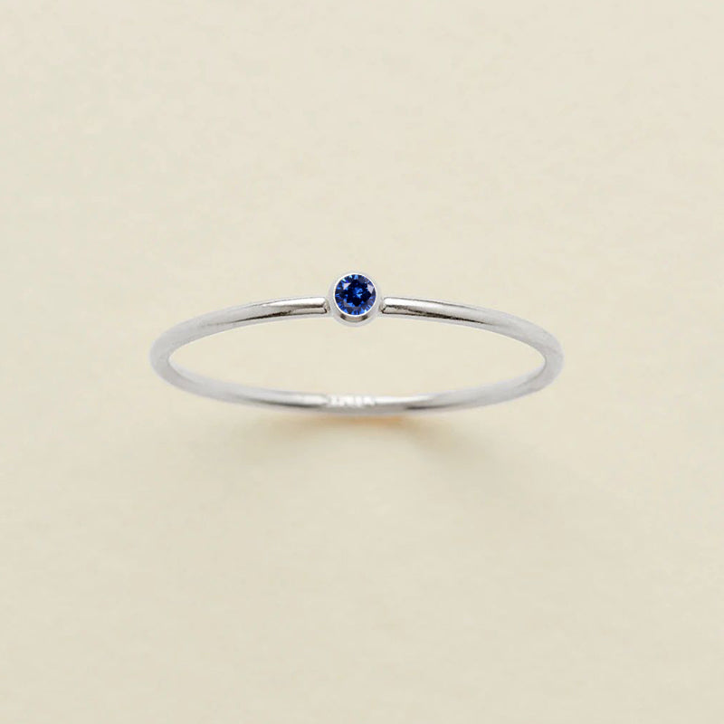 Bezel Solitaire Ring