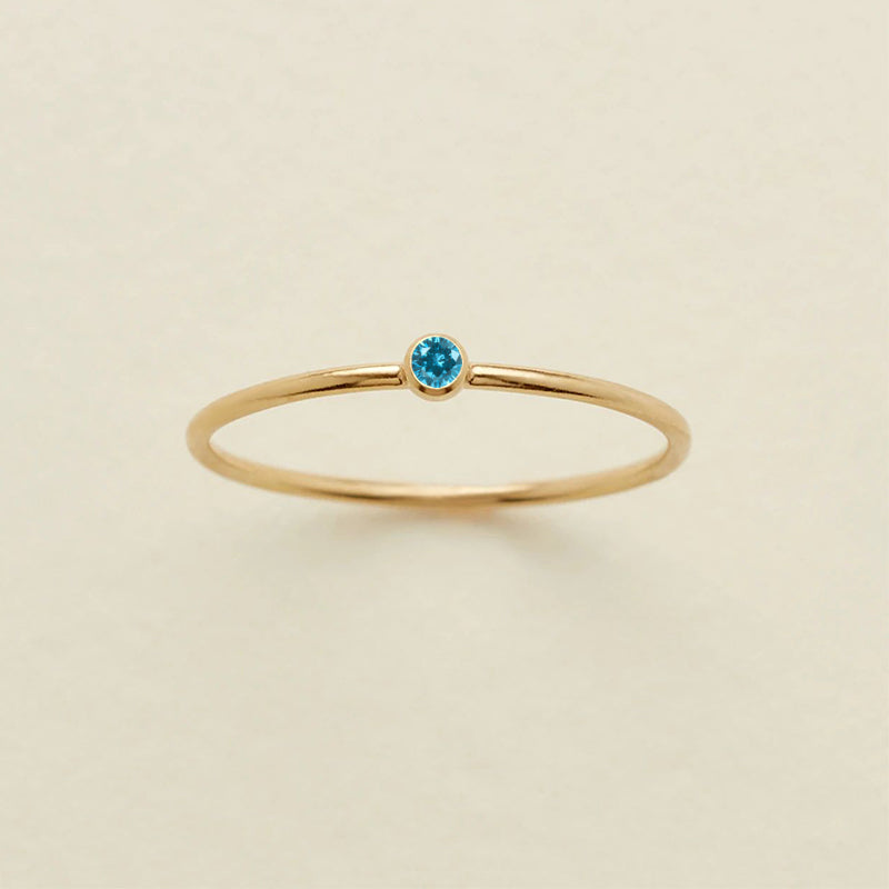 Bezel Solitaire Ring