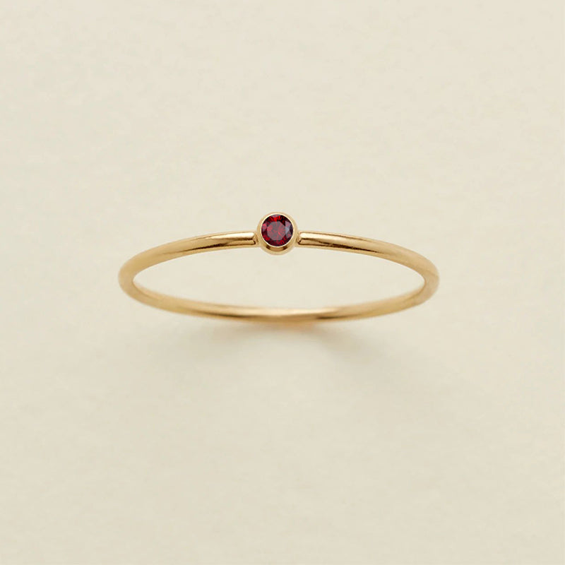 Bezel Solitaire Ring