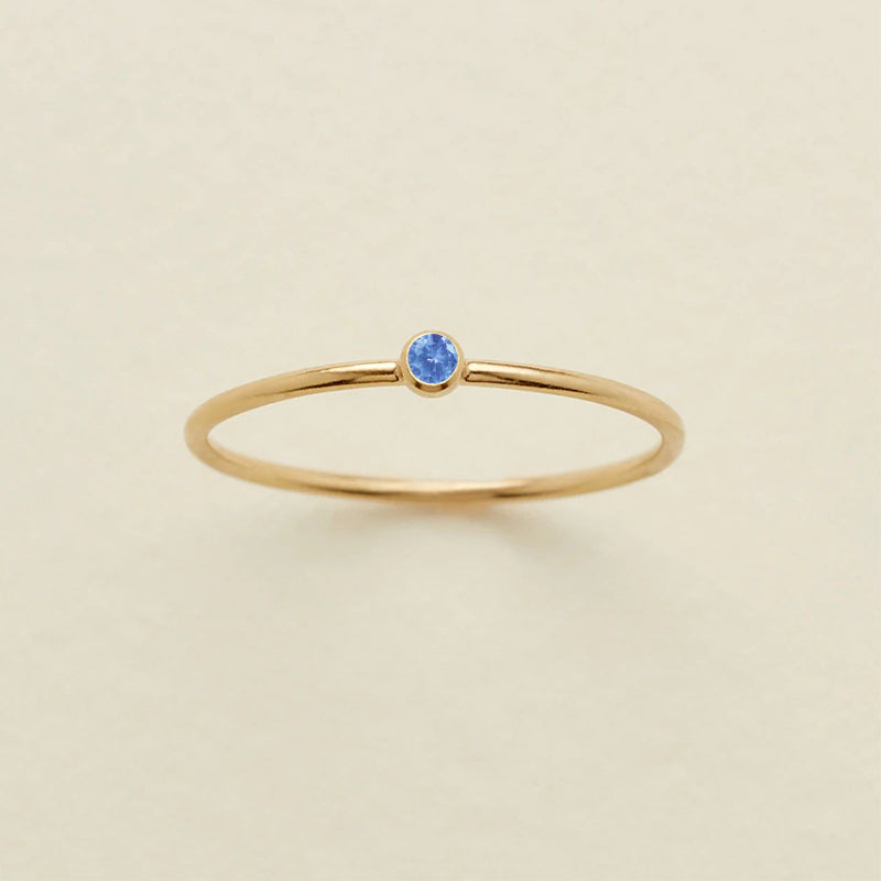 Bezel Solitaire Ring