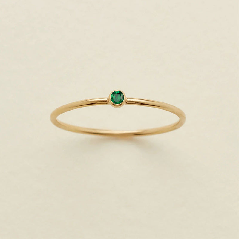Bezel Solitaire Ring