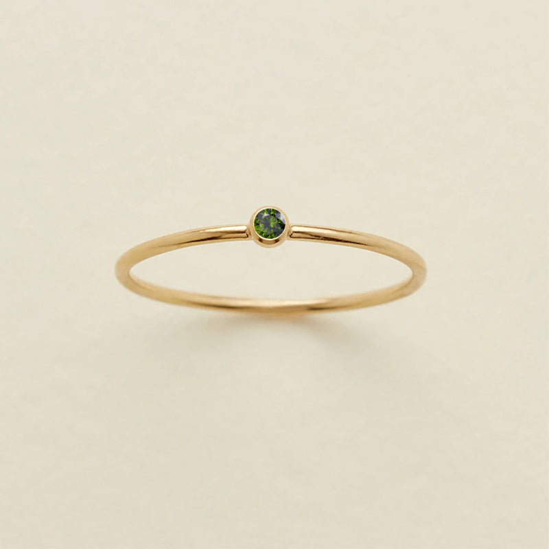 Bezel Solitaire Ring