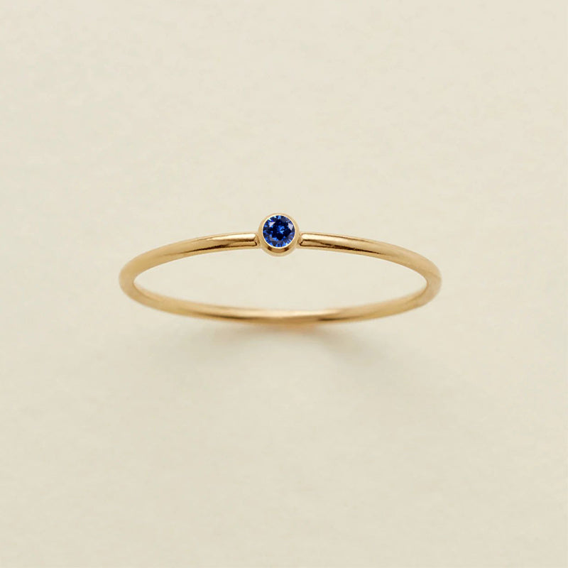 Bezel Solitaire Ring