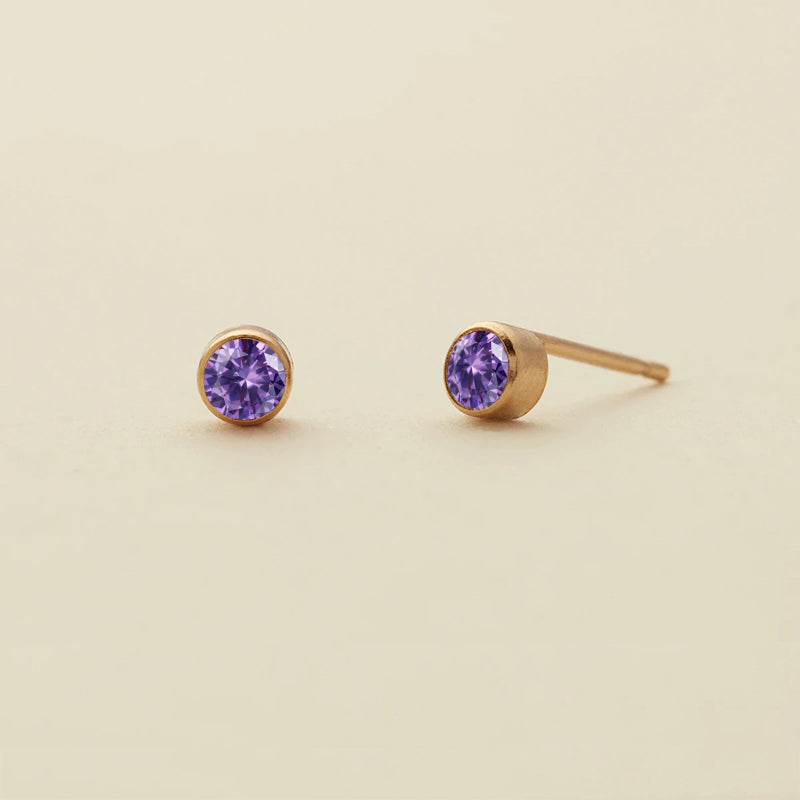 Gem Stud Earrings