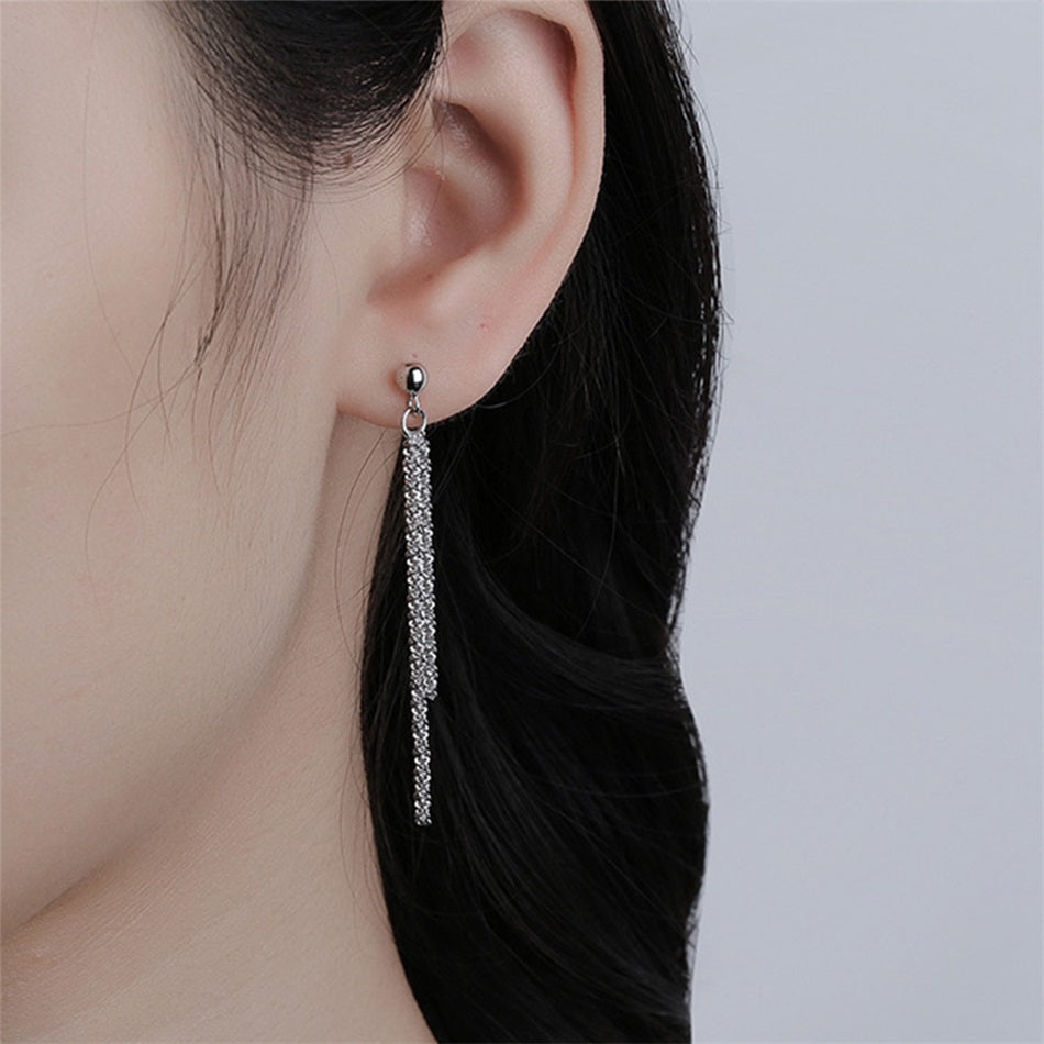 Chain Tassel Earrings