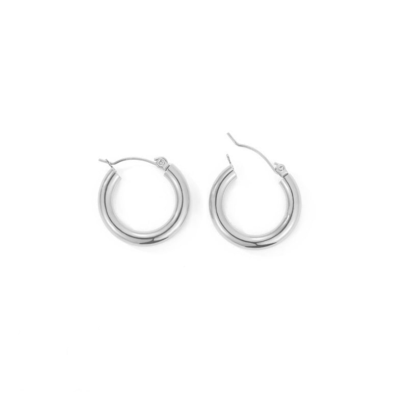 Rounded Hoop Earrings