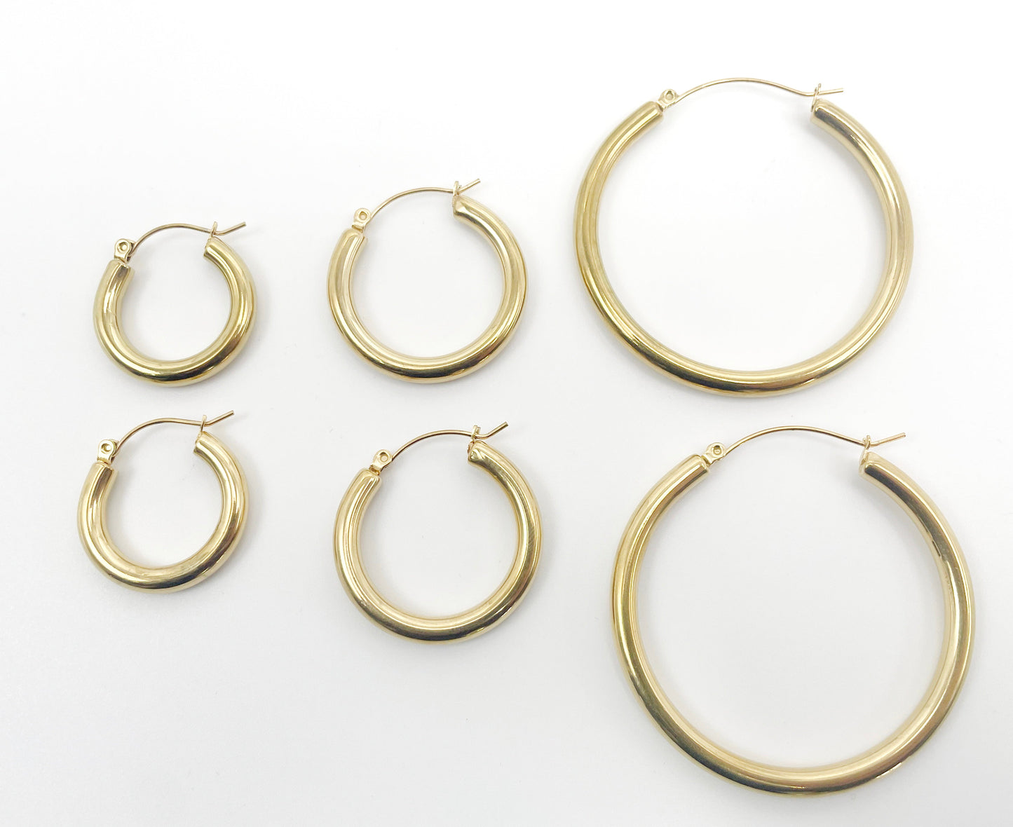 Rounded Hoop Earrings