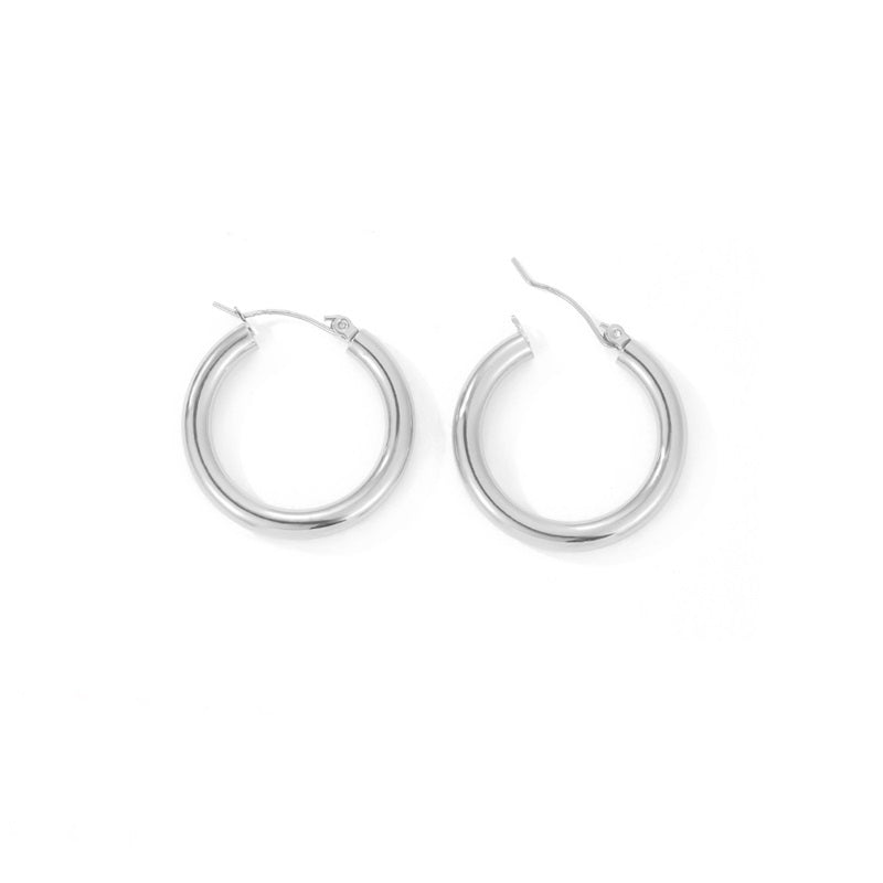 Rounded Hoop Earrings