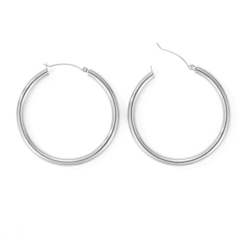Rounded Hoop Earrings