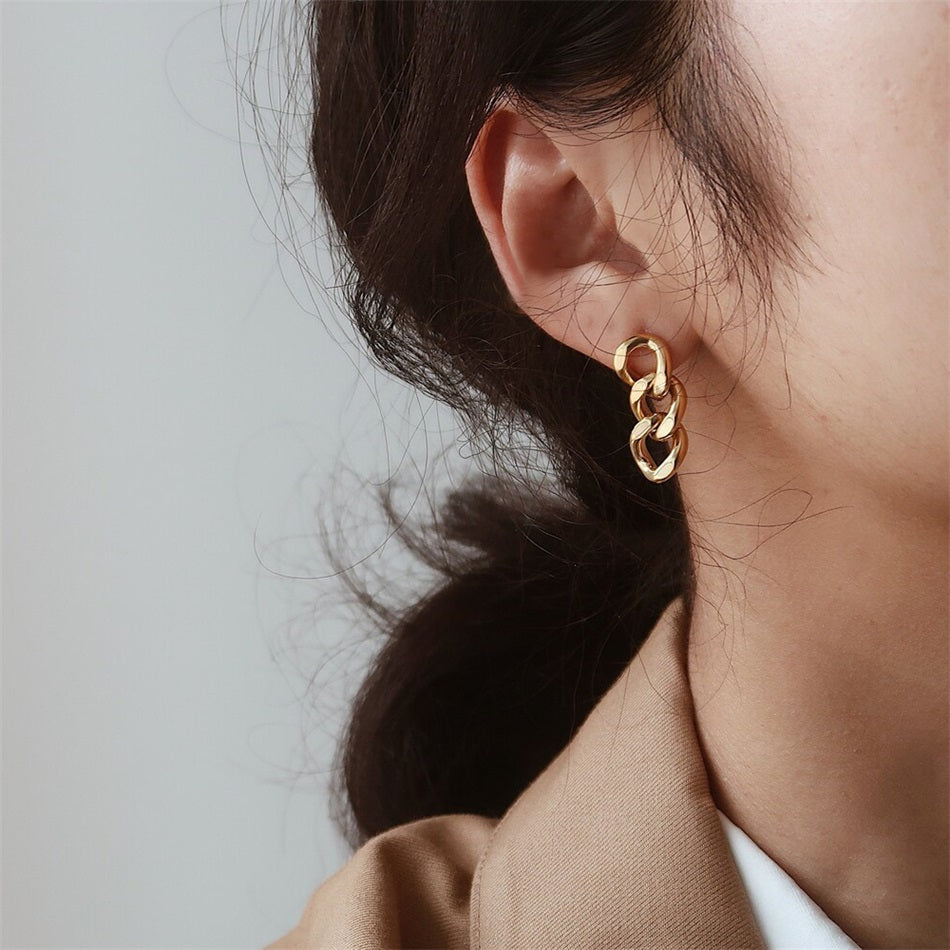 Link Drop Earrings