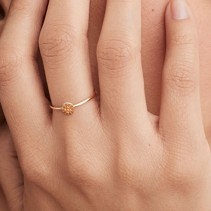 Gem Disc Ring