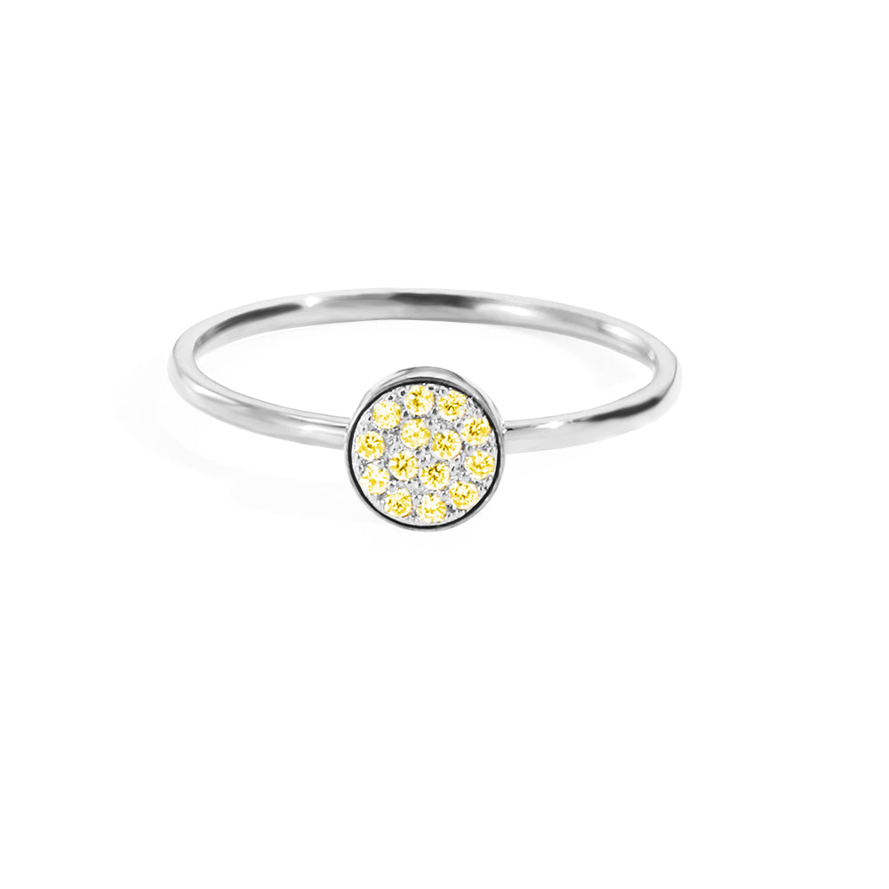 Gem Disc Ring