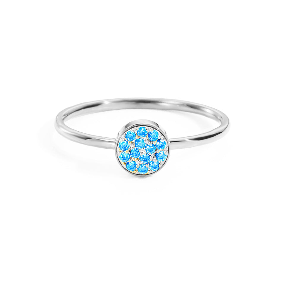 Gem Disc Ring