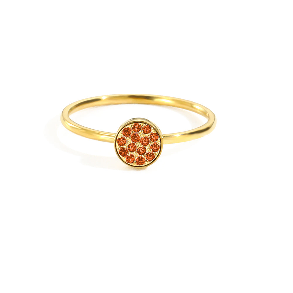 Gem Disc Ring