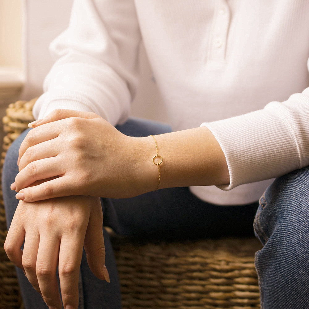Round Charm Bracelet