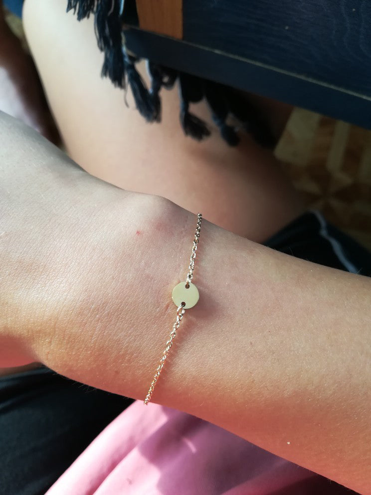 Circle Charm Bracelet