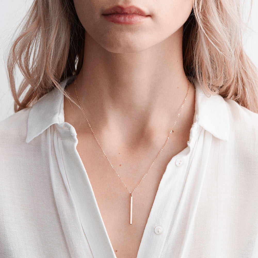 Vertical Bar Necklace