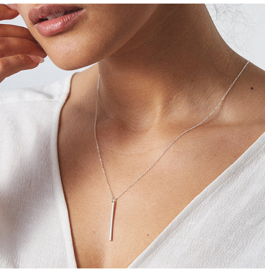 Vertical Bar Necklace