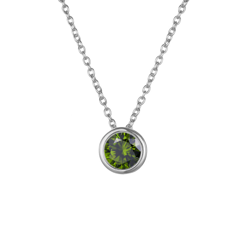 Round Stone Necklace