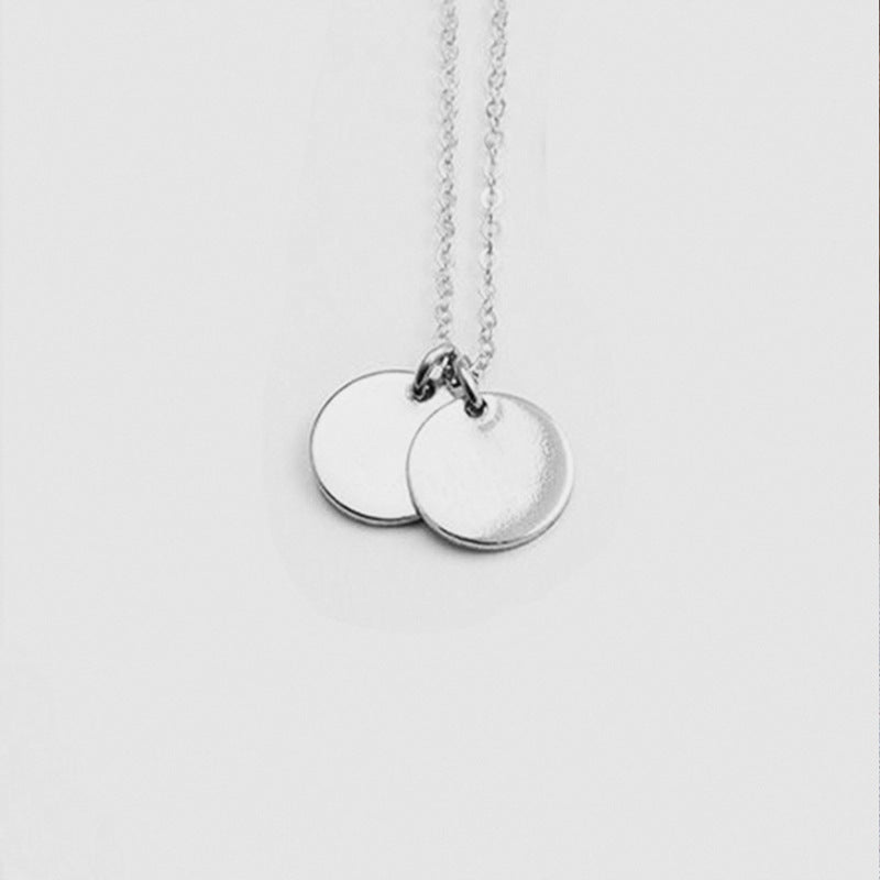 Double Disc Necklace