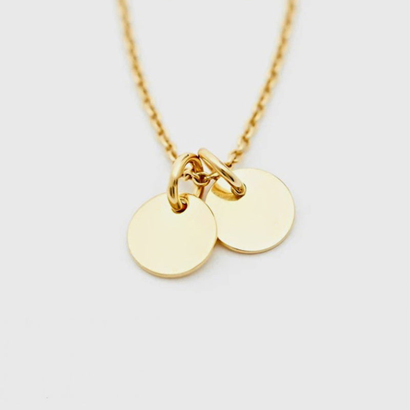 Double Disc Necklace